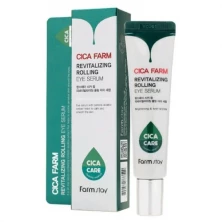 Сыворотка для век и глаз Farmstay Cica Farm Revitalizing Rolling Eye Serum, 25 ml