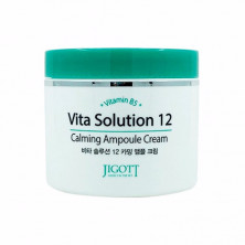 Успокаивающий крем для лица Jigott Vita Solution 12 Calming Ampoule Cream, 100 ml