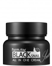 Крем для лица с муцином черной улитки FarmStay Black snail all in one cream, 100 ml